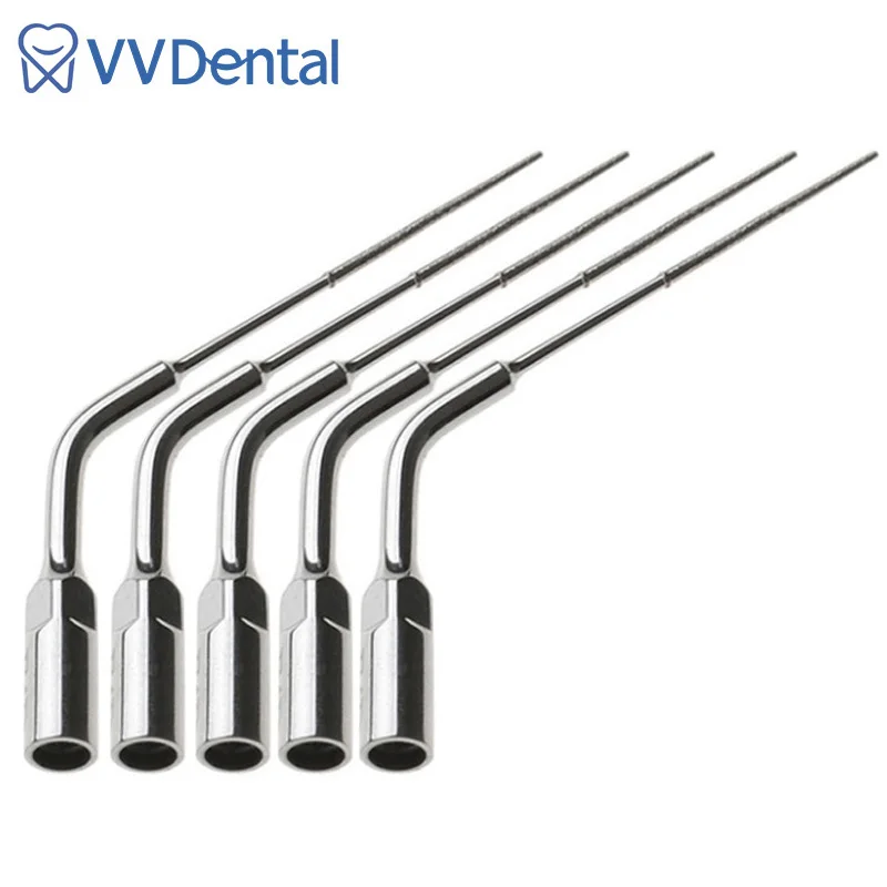 5pcs Dental Ultrasonic Scaler Tips Endo Tips For EMS Woodpecker UDS-J Handpiece Dental Scaling Dentist Teeth Whitening