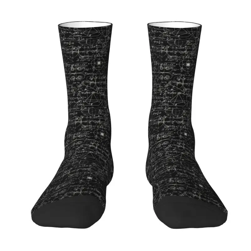 Science Physics Dress Socks for Men Women Warm Funny Novelty Chemistry Chemical Crew Socks
