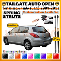 Qty(2) Trunk Struts with Spring for Nissan Tiida (C11) Hatchback 2007-2012 415MM Rear Tailgate Lift Supports Shock Absorbers