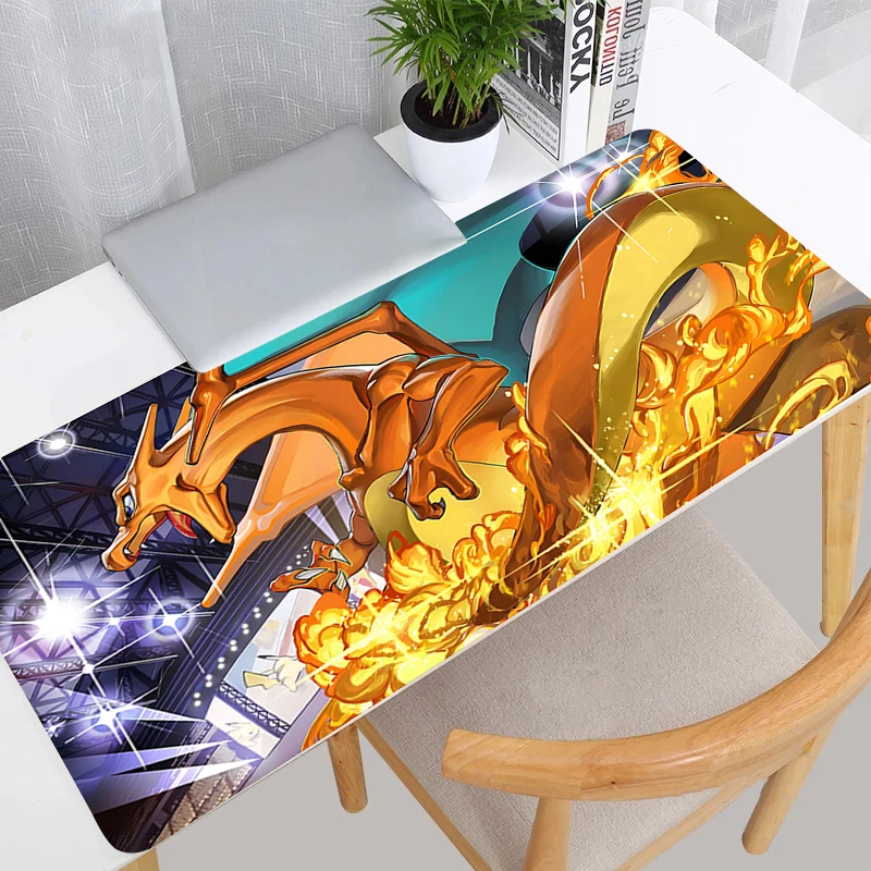 Computer Varmilo Keyboard Mouse Pad Pokemon Pikachu durable Anime Gaming Accessories Table XXL Gamer Carpet Desk Mat  Mousepad
