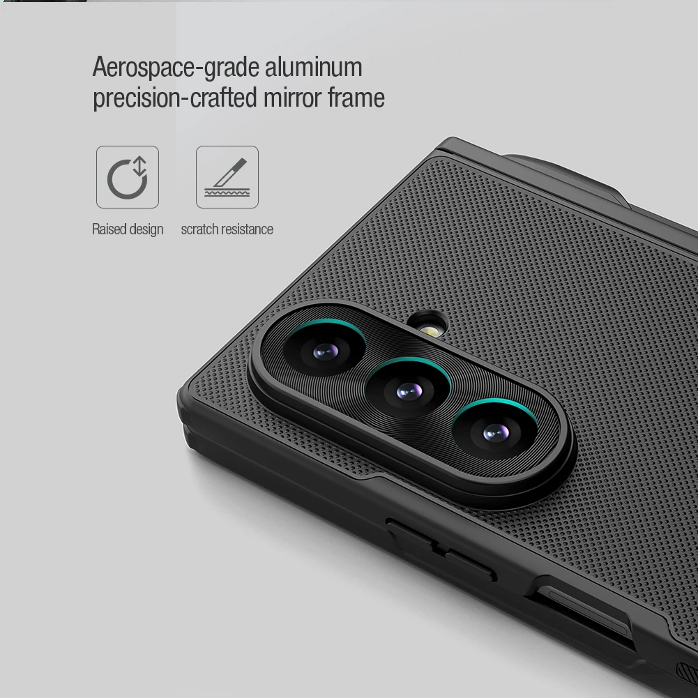 Für Samsung Galaxy Z Fold 8 Ultra Hülle NILLKIN Passgenaue Hülle Magnetische Super Frosted Shield Matte PC-Abdeckung mit Stiftschlitz – Detail 15