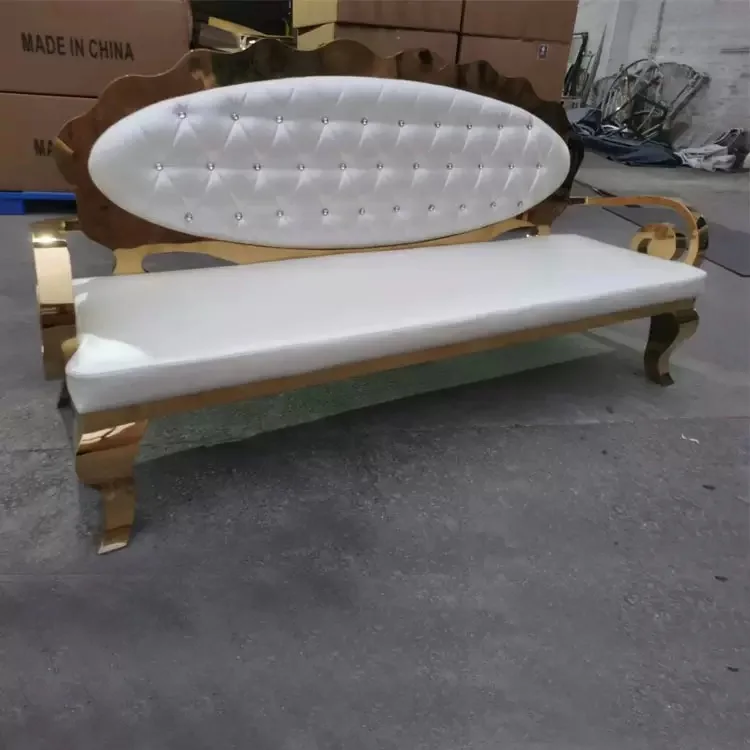 Luxury White PU Leather Round Banquette Booth Sofa with Tufted Central Pillar for Wedding & Banquet