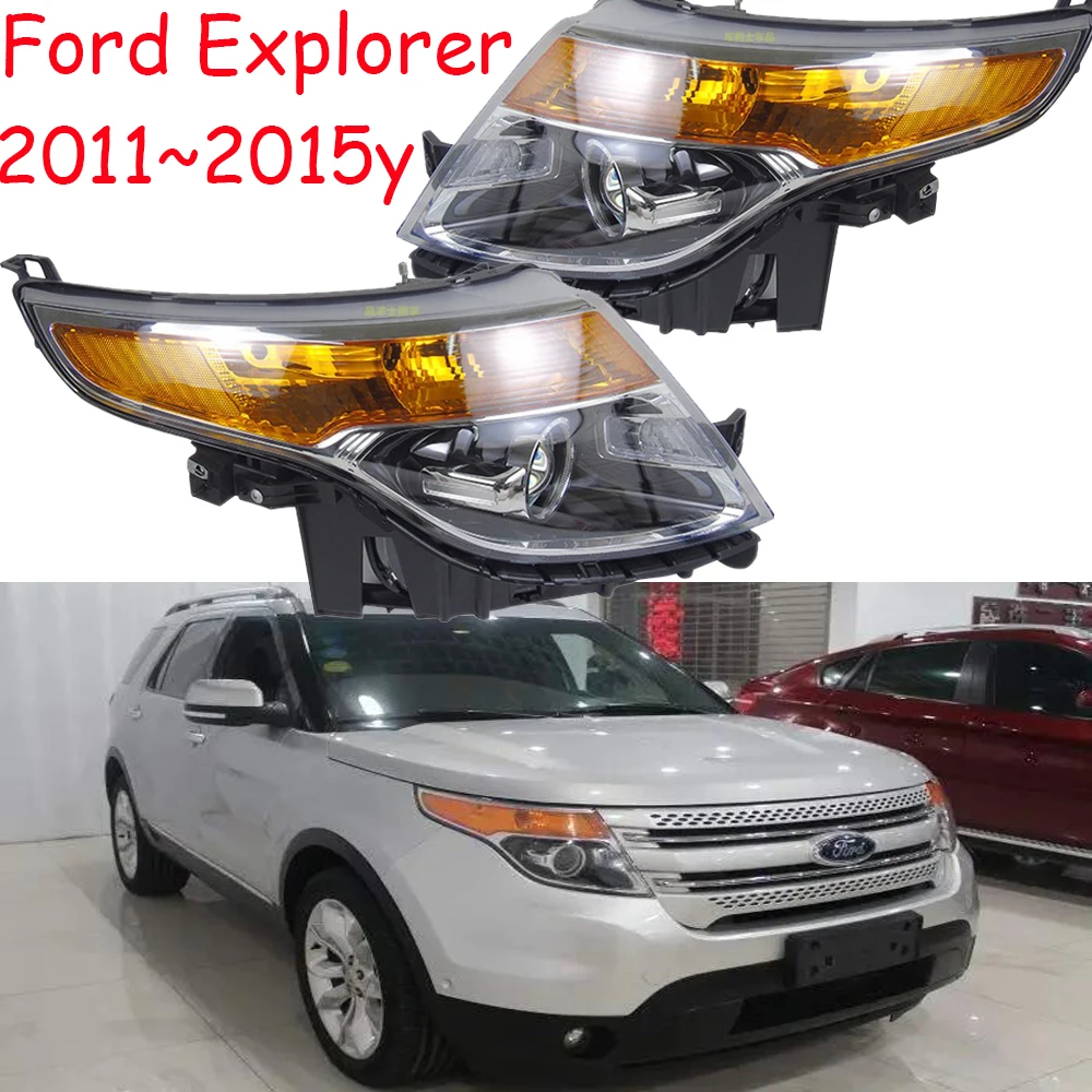 

1pcs car bumper headlamp for Explorer headlight 2011~2015y car accessories head lamp for Ford Explorer fog light