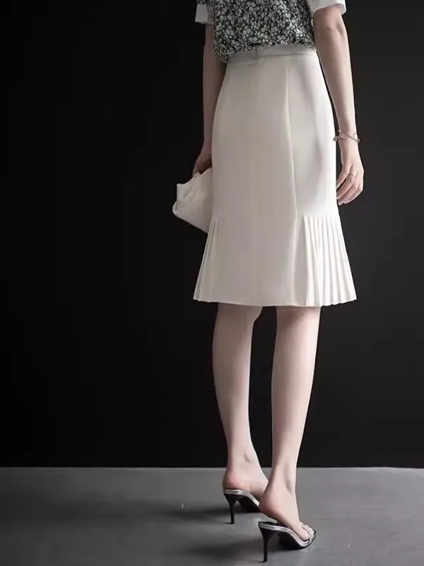 High Waist Fish Tail Half Body Skirt Fashionable Versatile Slimming Wrap Women's Premium Brand Spring 2026 New Arrival