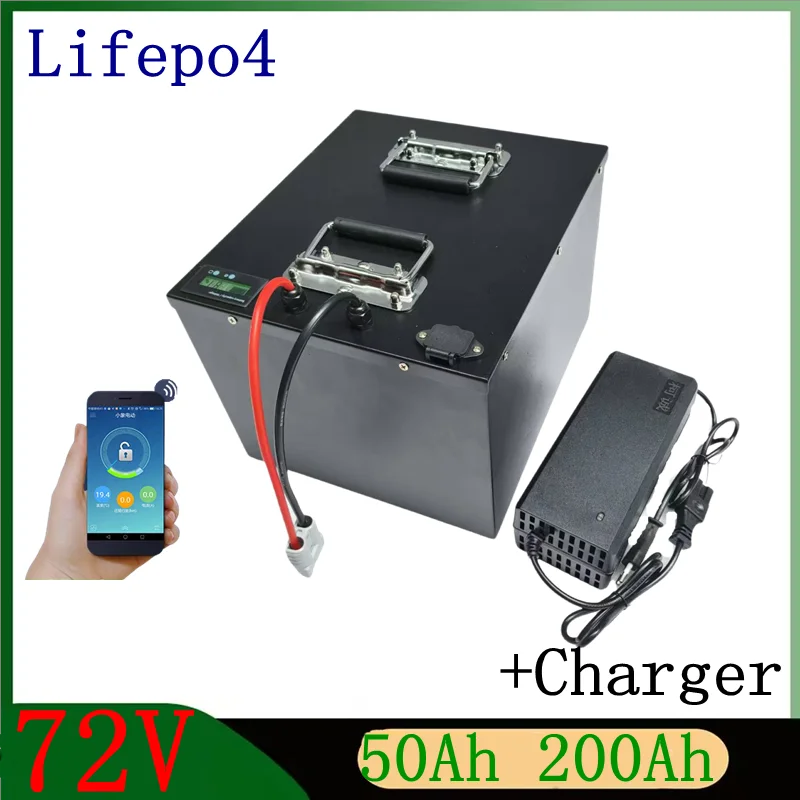 

Grade A ifepo4 72V 50Ah 60Ah 70Ah 80Ah 100Ah 150Ah 180Ah 200Ah Lithium Battery for motorhome Four-Wheels Car&E-bilke Boat