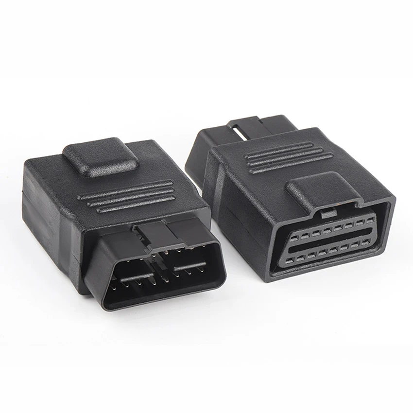 12V/24V Full Power OBD2 16Pin Plug Adapter Car Truck Driving Computer Tester Extension Cable Universal Auto Scanner OBD Socket