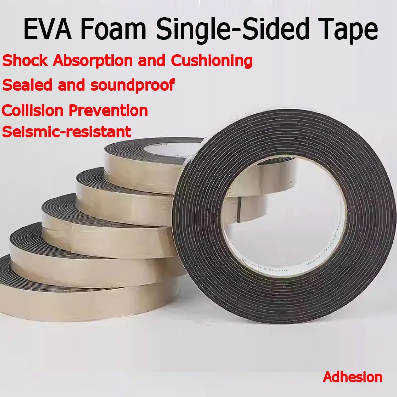 

EVA self-adhesive foam sealing strip, single-sided foam tape, shockproof and collision-resistant, suitable for shock absorption