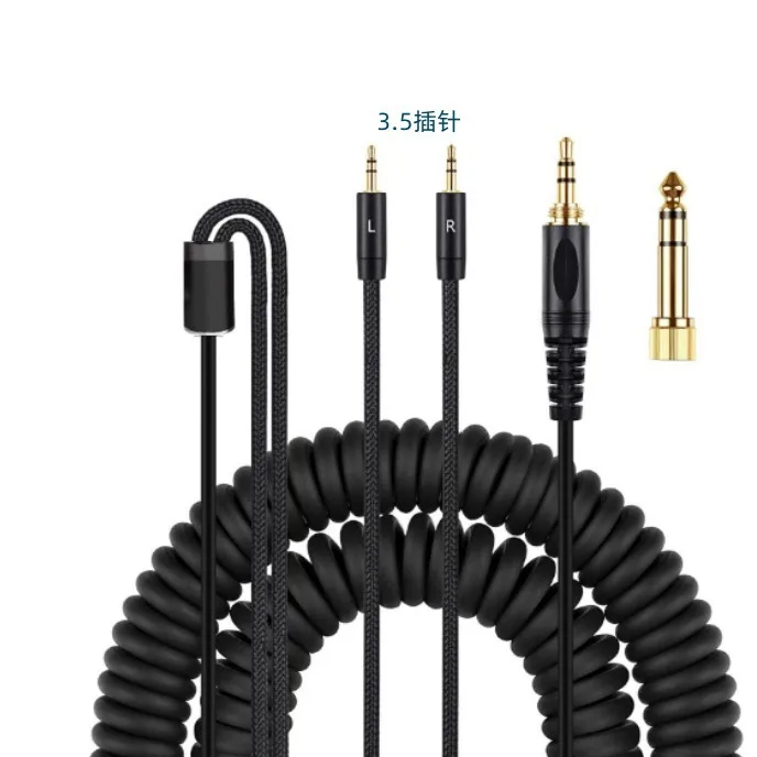 Hochwertiges Audiokabel für Denon AH-D600/D7200/D7100/D9200/D5200 Kopfhörer, 3,5mm+6,35mm auf 3,5mm Stecker, HIFI-Audiokabel. – Detail 5