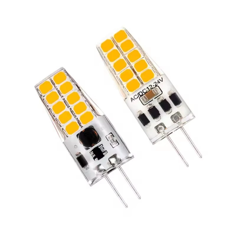 Imagem -03 - Mini Dimmable Lâmpada Led Luzes de Vela Substituir Halogênio Lustre Holofote g4 ca dc 12v 24v 5w 7w 2835smd 10 Pcs 30w 45w