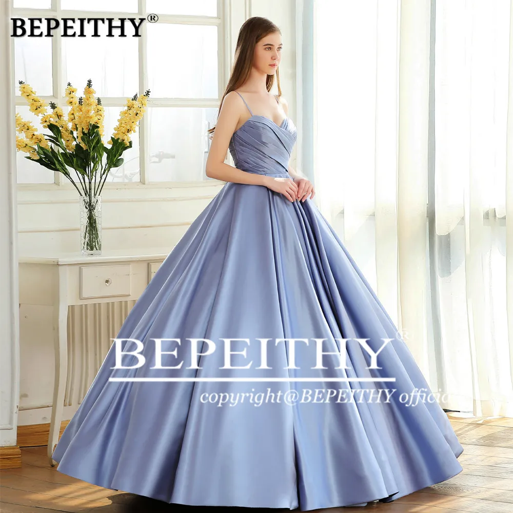 BEPEITHY Customized Sweetheart Ball Gown Long Prom Dress Vintage Vestido De Fiesta Pleats Top Party Evening Dress For Women 2023