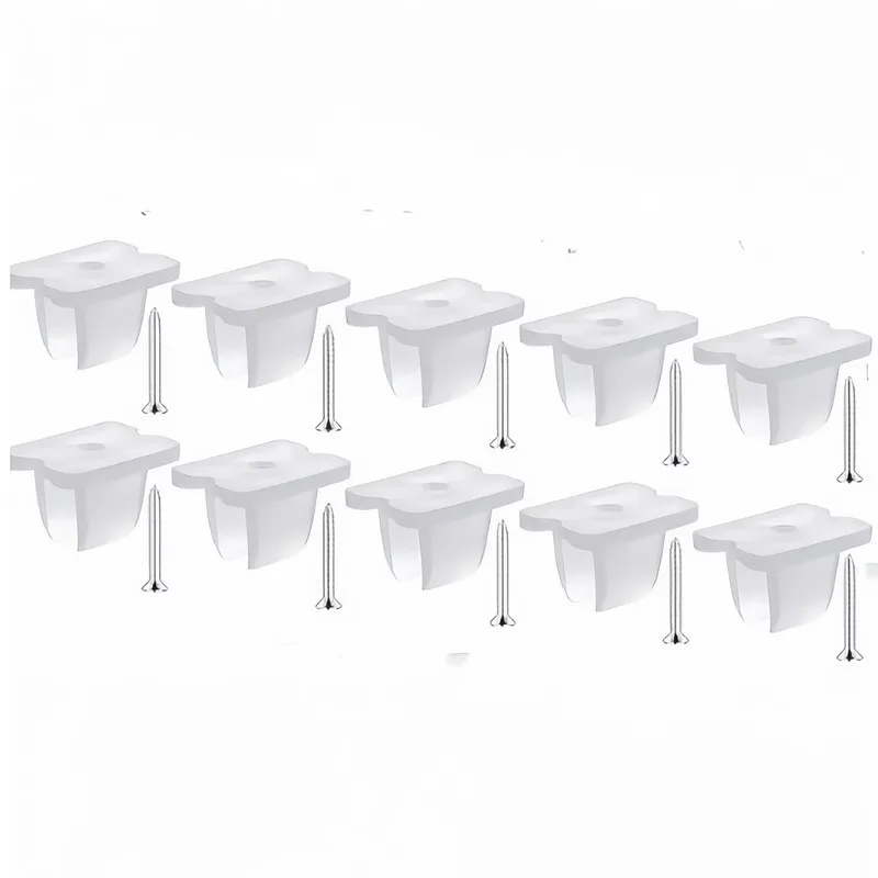 67 pcs LED Strip Mounts, Transparent Self-Adhesive, Hold Light Strips, for TV Wall and Kitchen Cabinet