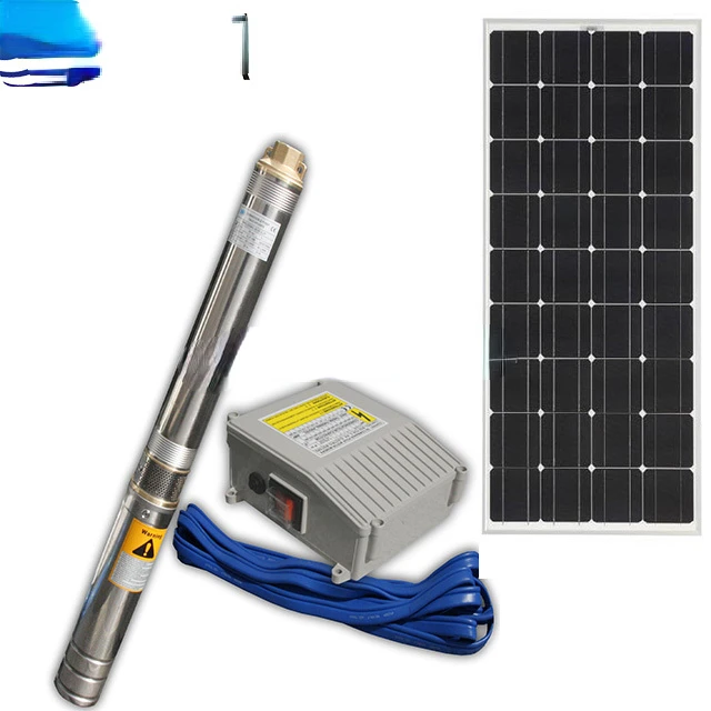 

factory direct sale Solar powered submersible deep well 30M 40M, price solar water pump for agriculture