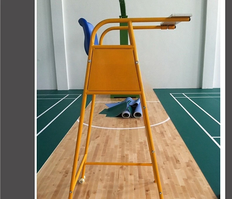 Cadeira de árbitro de badminton Match arena móvel removível