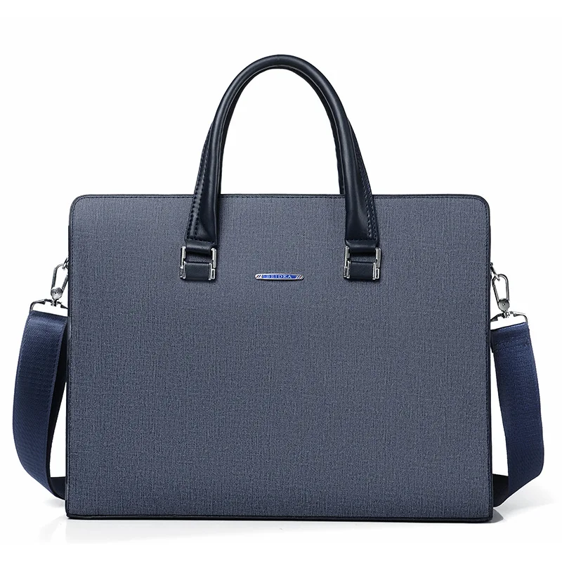 Borsa per computer di nuova moda Borsa per valigetta Borsa in pelle PU di alta qualità Borsa orizzontale da uomo Borsa a tracolla casual
