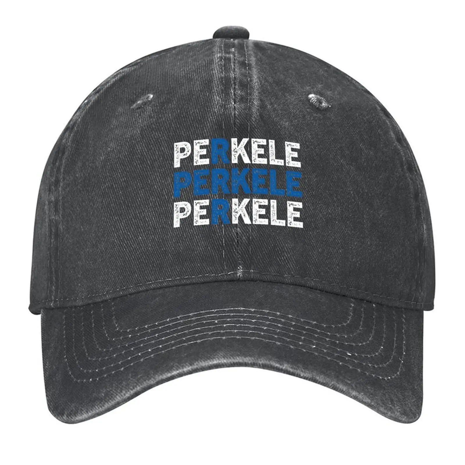 

Perkele Finland Baseball Cap fishing hat New In Hat dad hat Beach Outing Girl Men's