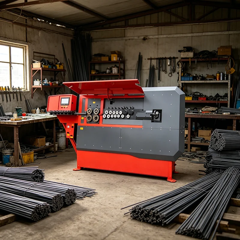 CNC Rebar Stirrup Making Machine Single Wire for Deformed Steel Bar and Round Steel Bar Processing