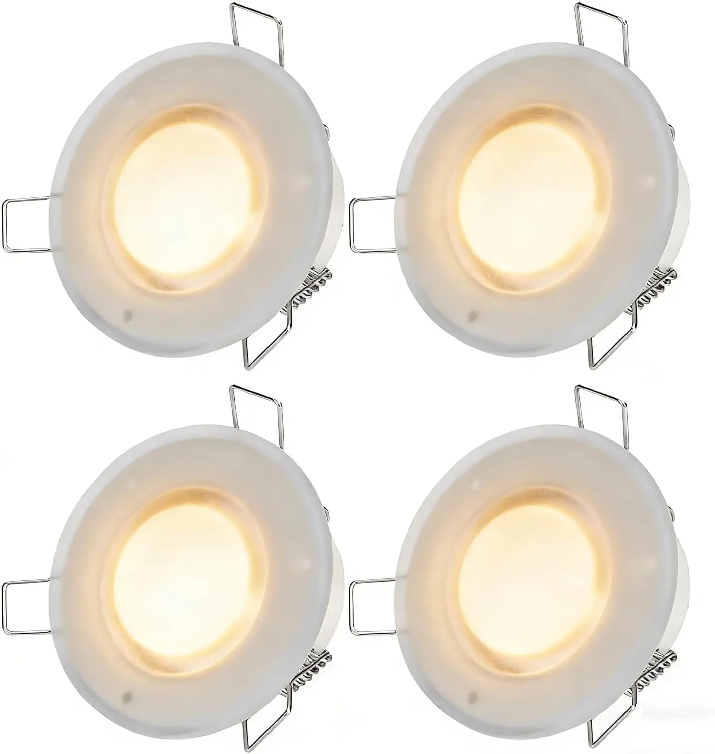 

RV Recessed Ceiling Light, 3Inch RV Light 12V,400LM Light Interior,Camper Light Fixture for Motorhome Caravan Trailer Boat