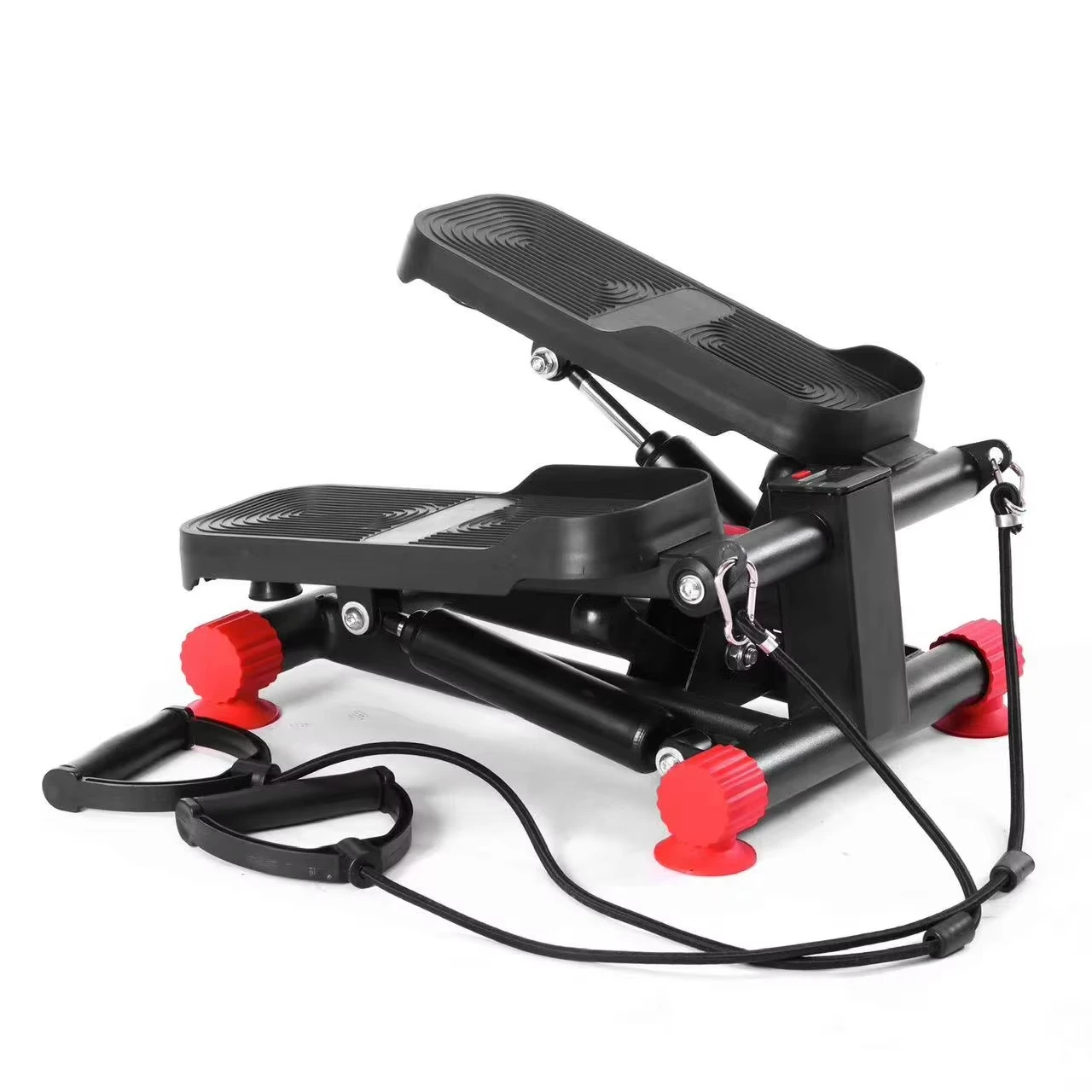 Steppers for Exercise, Stair Stepper with Resistance Bands, Mini Stepper  Hydraulic Fitness Stepper with LCD Monitor