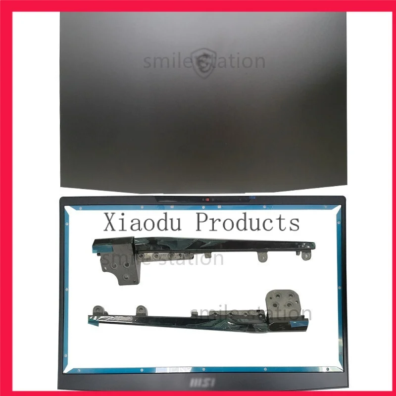 

New for MSI Stealth GS77 12UE UH MS-17P1 17.3in Top LCD Back Cover Bezel Hinges