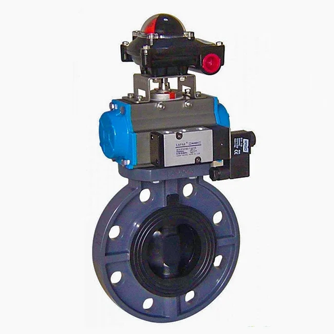 Ball Knob Actuator Brass Electric Cast Steel Wafer Butterfly Valve