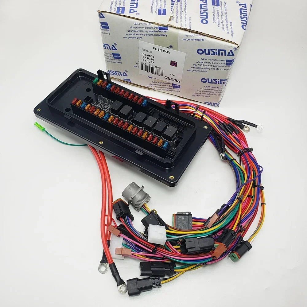 CA-T 312C 320C Fuse Box Wiring Harness for Excavator 2382319 238-2319