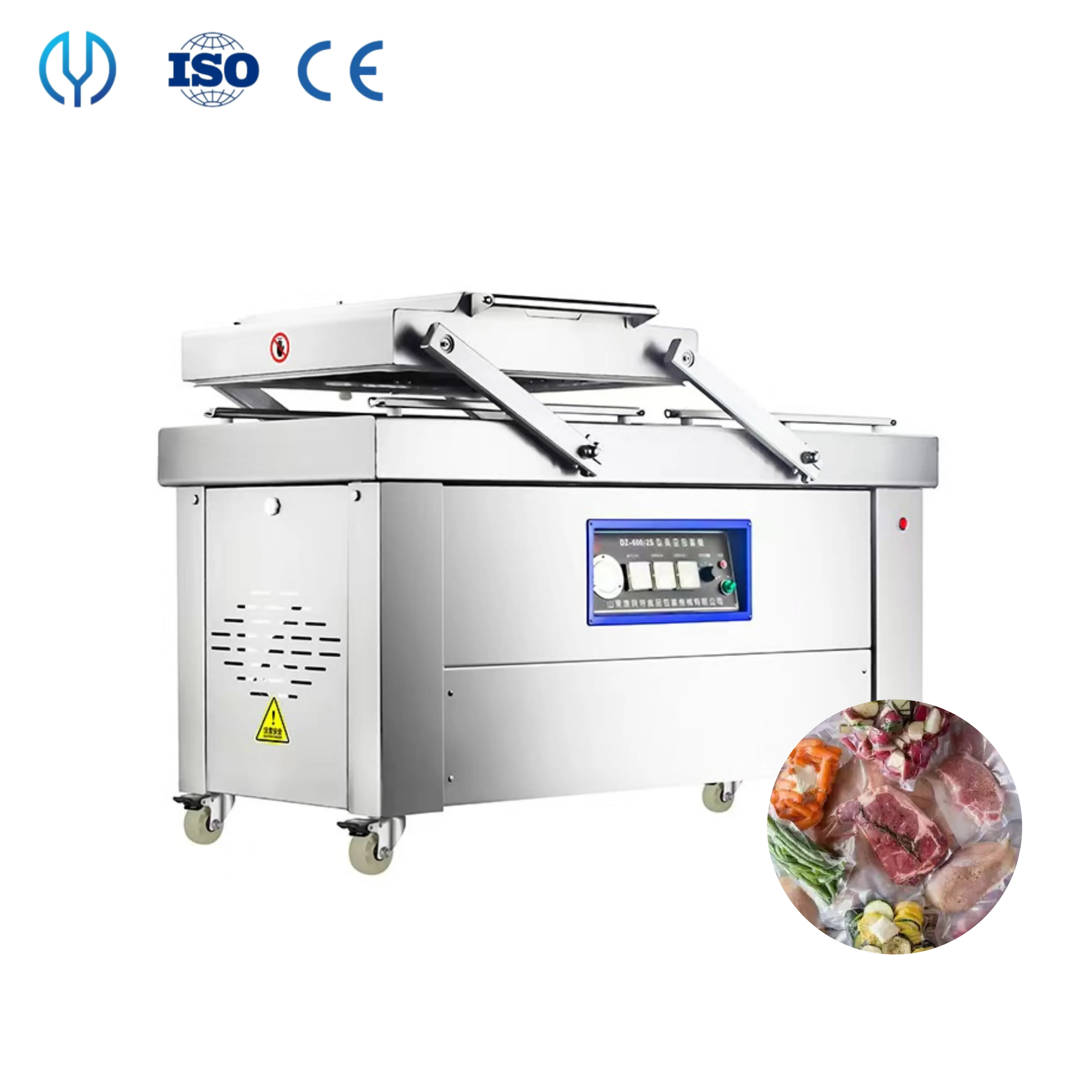 DZ-400/500/600-B Wholesale Price Double Chamber Vacuum Sealer Automatic Vacuum Packing Machine