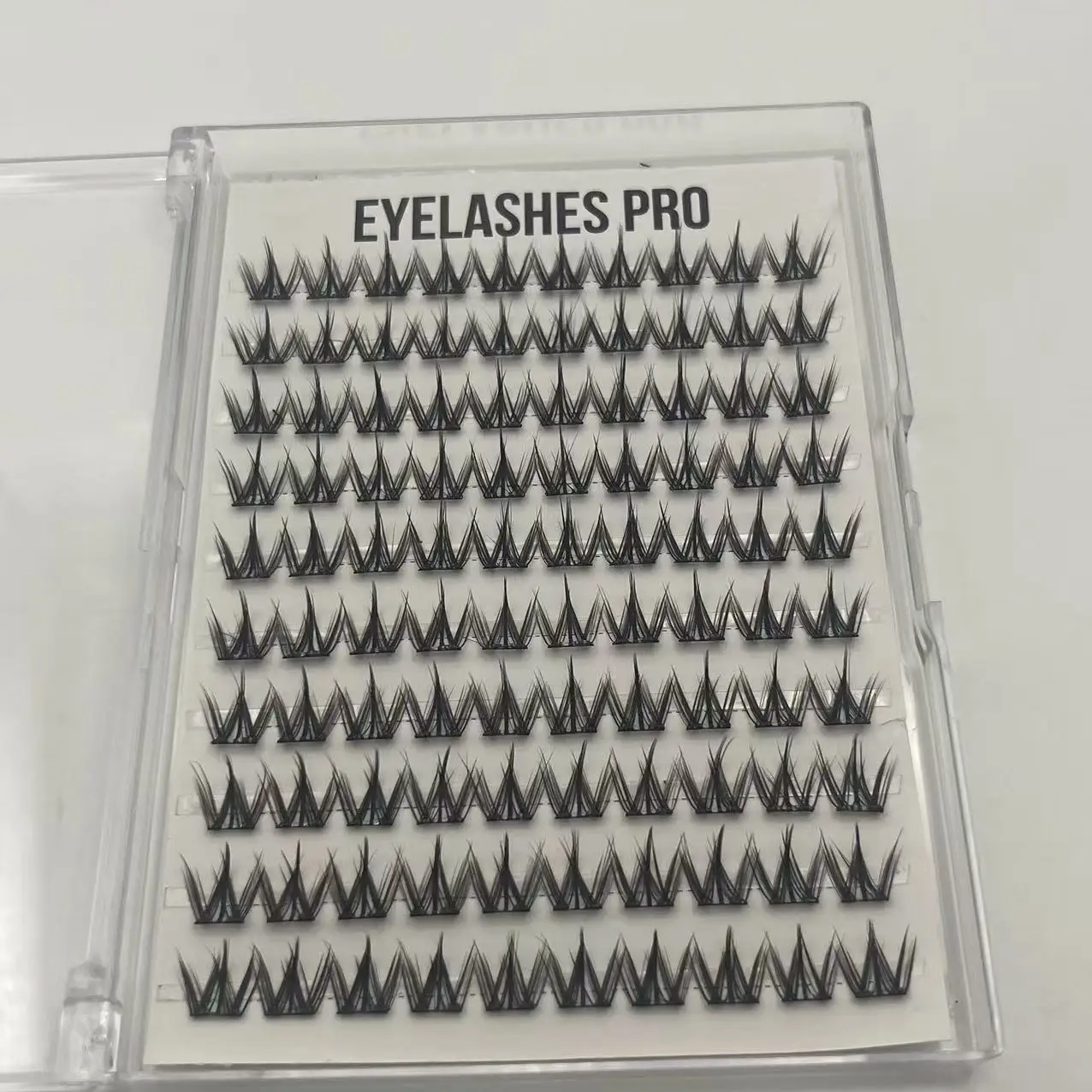 QX Mix Self-adhesive False Eyelashes Pre-applied Adhesive Eyelashes Segmented Curl Eyelash Clusters Eyelash Glue Manga Lashe