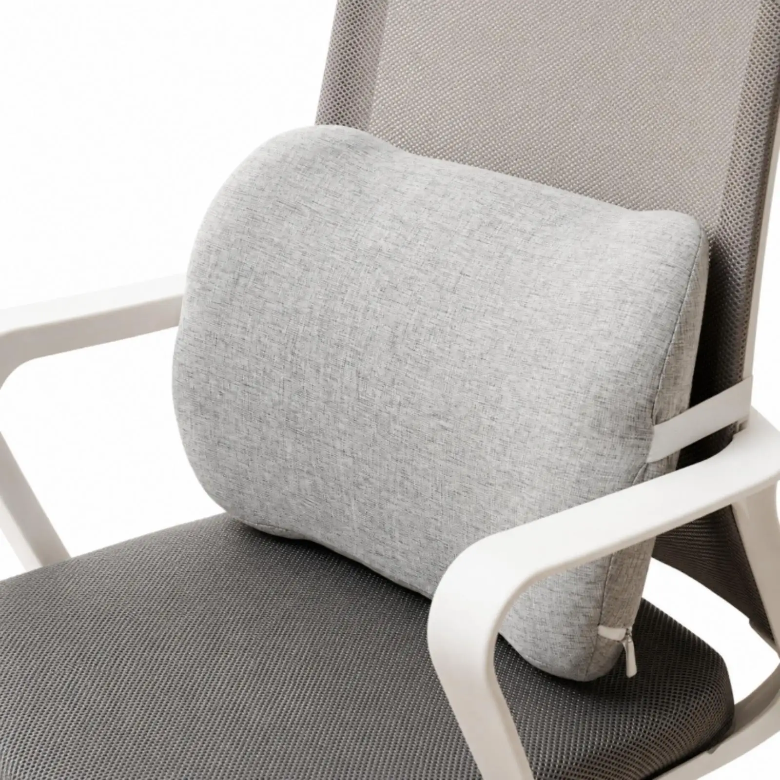 Support Cushion for Office Chair with Breathable Cloth Cover and Firm Sponge Filling for Back Pain Relief at Work