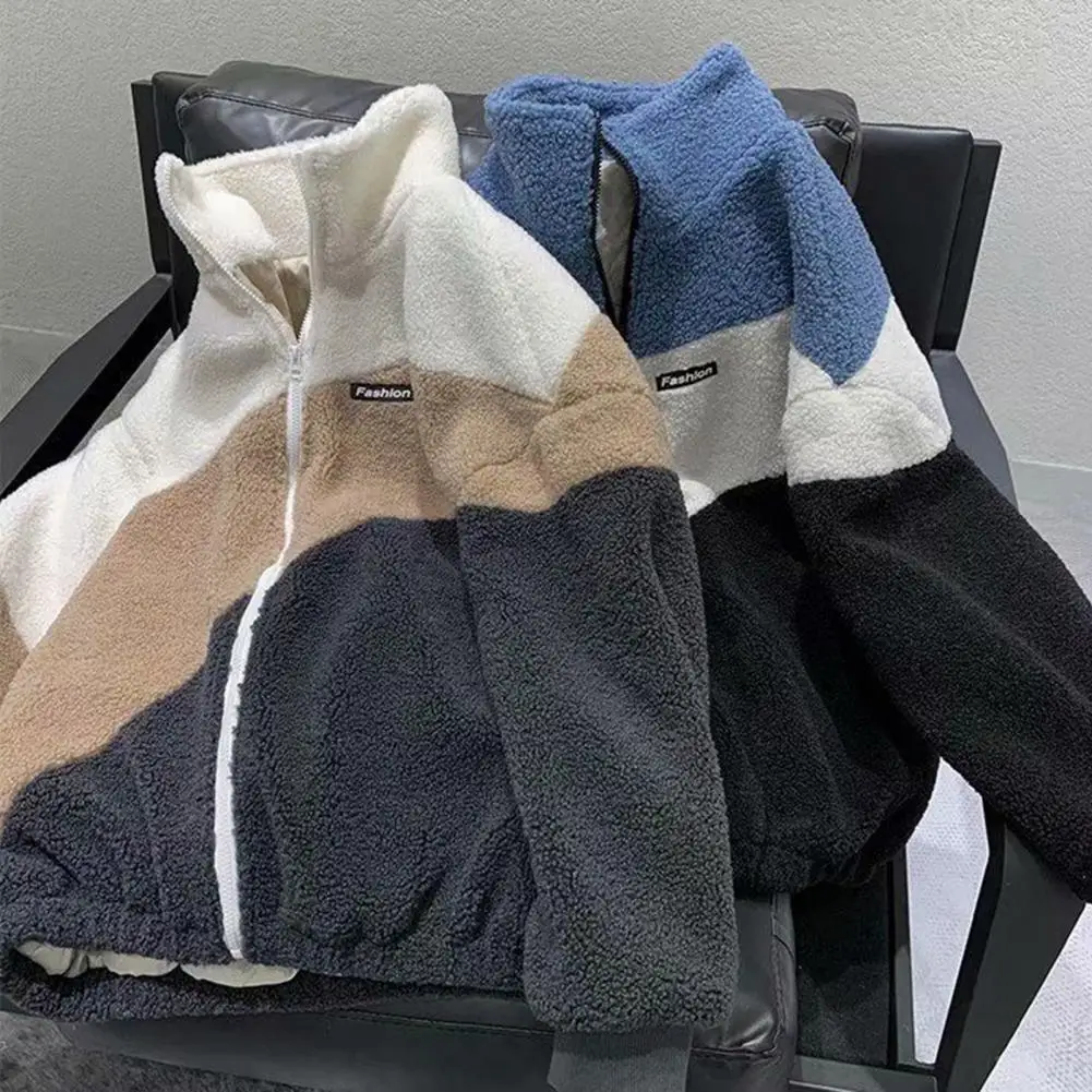 

2025 зимние мужские новые однотонные повседневные пальто с подкладкой, мужские легкие куртки, мужские свободные повседневные теплые верхняя одежда с карманами, свободная посадка