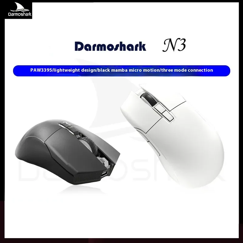 

Darmoshark N3 2K Wireless Bluetooth Gaming Mouse Telink 8273 PAW3395 Sensor 26KDPI Macro Drive TTC For Laptop PC Office Mouse