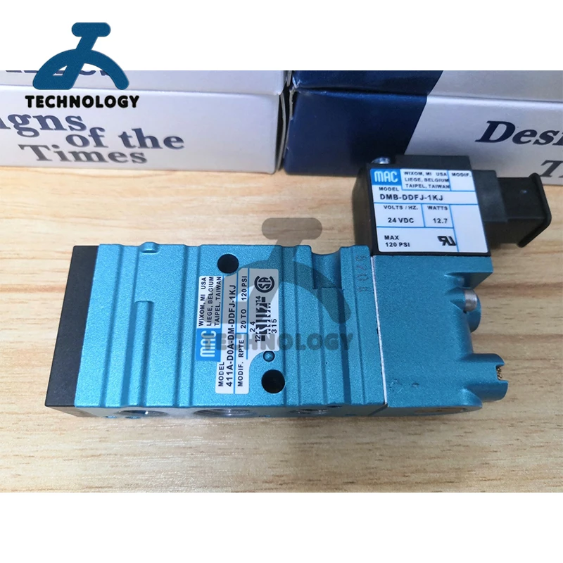 MAC 411A Pneumatic solenoid valve 411A-D0A-DM-DDAA-1BA 411A-D0A-DM-DDAJ-1KJ 411A-D0A-DM-DDFJ-1JB