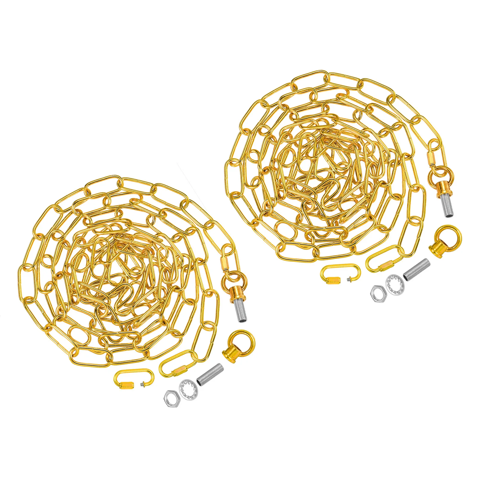 2Set Lighting Chain for Hanging Lamp Chandelier Chain Light Fixture Chain Load Capacity 65 Lbs for Pendant Light Ceiling Fan