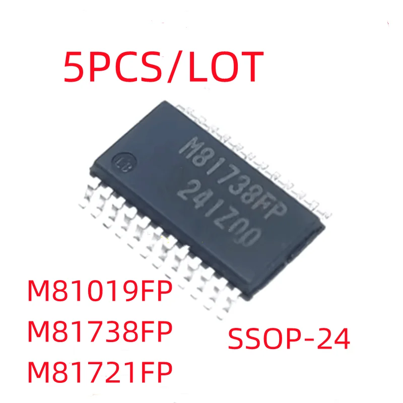 5PCS/LOT original  NEW M81019FP M81738FP M81721FP SSOP-24 SMD High voltage half bridge drive In Stock
