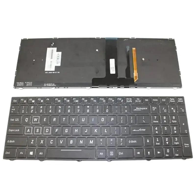 

New Keyboard with colorful white backlit for N950 N750 N850HZ N850HN850HNN850HK1 N850HCN 85HL N950PT6 US (*:*)