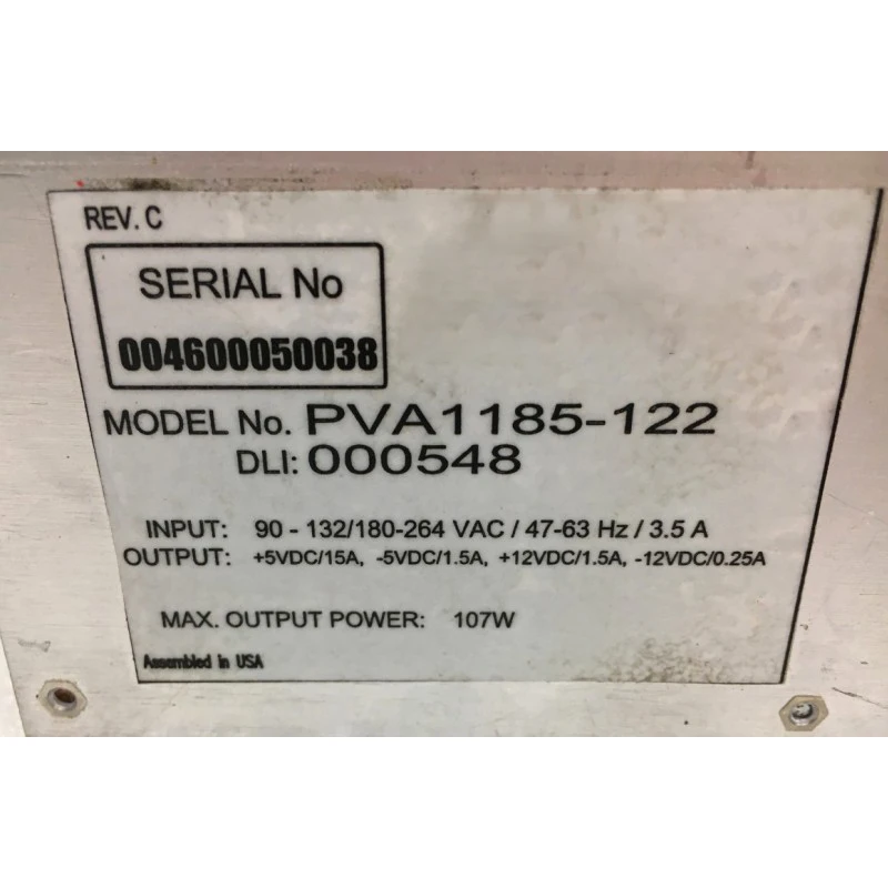 

PVA1185-122 +5V5A+12V1.5A-12V0.25A Industrial Medical Equipment Power Supply Perfect Tested