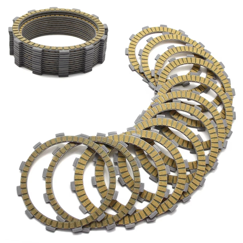 

Motorcycle Friction Clutch Plates For Kawasaki ZX1200 Ninja ZX-12R 2001 2002 2003 2004 2005 2006 13088-1131 10 13088-1140 2 Moto
