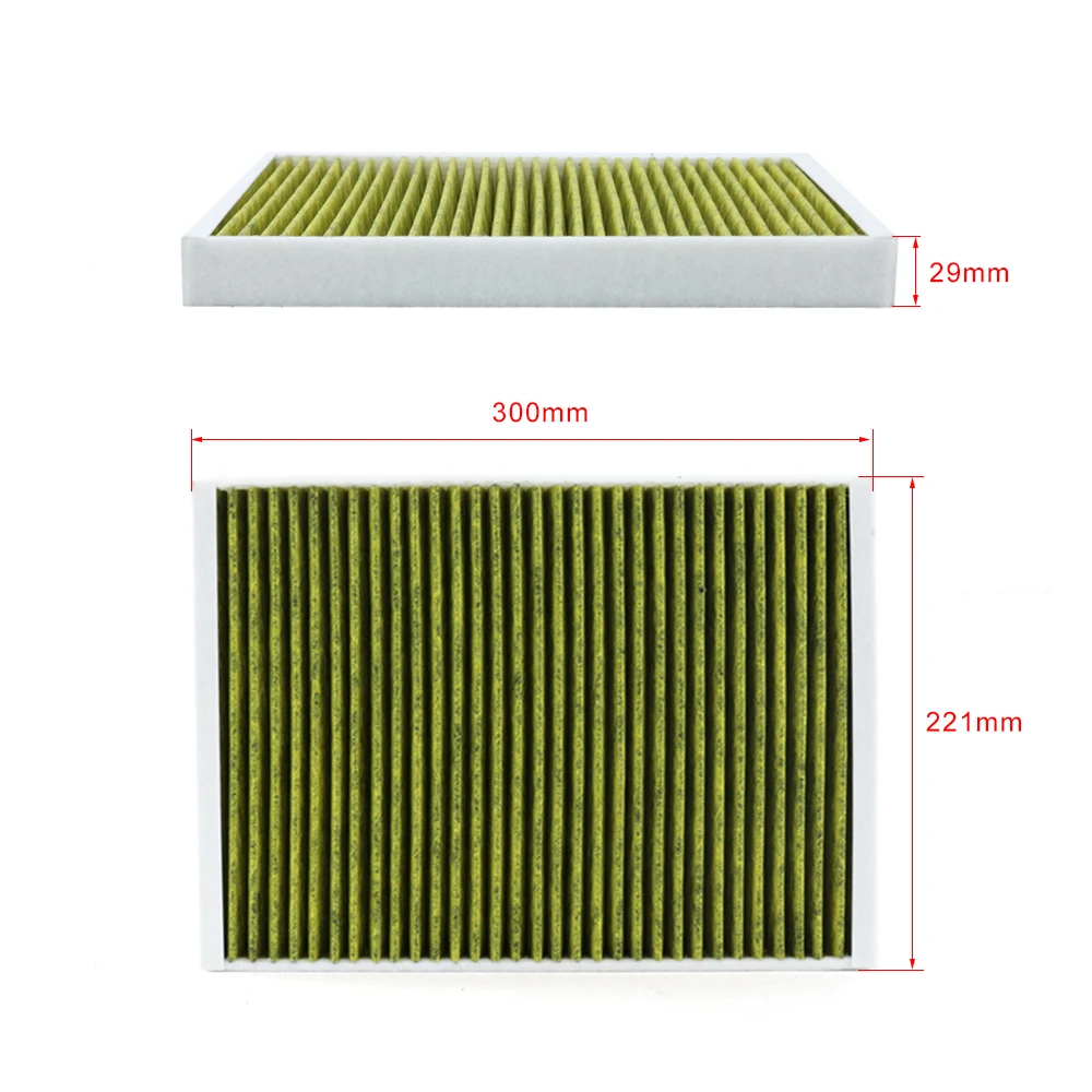 4M0819439B Air conditioning filter for Q8 Q7 Q5 B9 C8 E3 9YA A8 A7 A6 A5 A4 Replacement of Accessories 4M0819439A