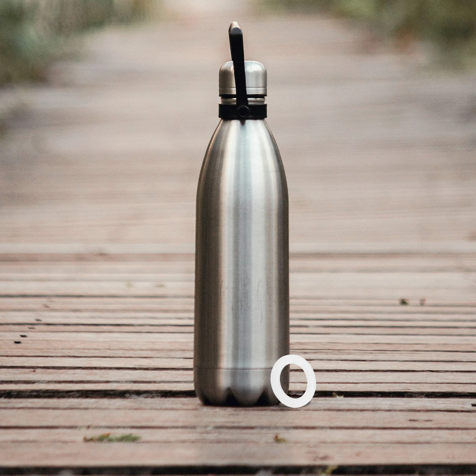 

4Pcs Small Leak-Proof Bottle Gaskets - 1 Inch Silicone Water Bottle Seal Replacement - Reusable Airtight Sealing Rings for Flask