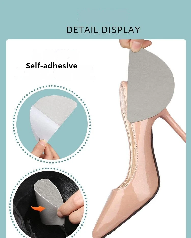Fersenschutz, selbstklebende Reparaturprodukte, Sportschuhe, Reparatur von Leder, das an der Ferse beschädigt ist, 4 Stück/8 Stück. – Detail 6