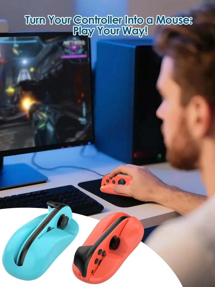 Für Schalter 2 Joy-Con 2 Gaming Controller Maus Grip Desktop Maus Modus Halter Mini Tragbare Mäuse Gaming Zubehör