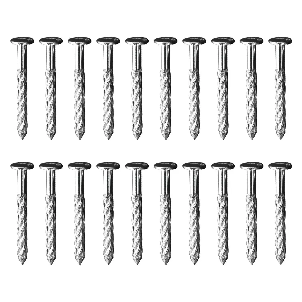 20PCS threaded screw, galvanized threaded cement screw, Fried Dough Twists new expansion screw, floor spiral pressure screw
