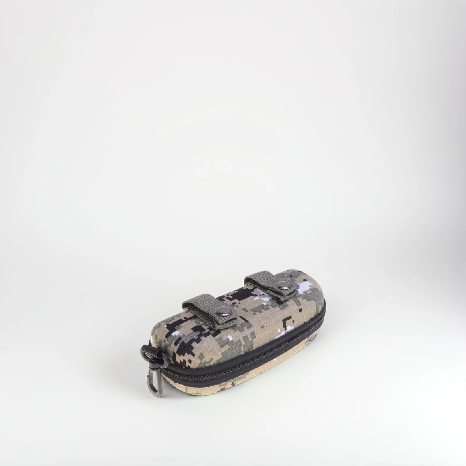 

2Pcs Durable Eva Glasses Case Anti-Pressure Zipper Portable Sunglasses Box Surface Outdoor Sports Large Capacity Hook