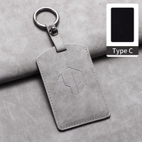 Leather Car Key Case Cover Shell For Leapmotor C10 C16 C11 B01 Car Protect Key Case Auto Keychain Protector Interior Accessories