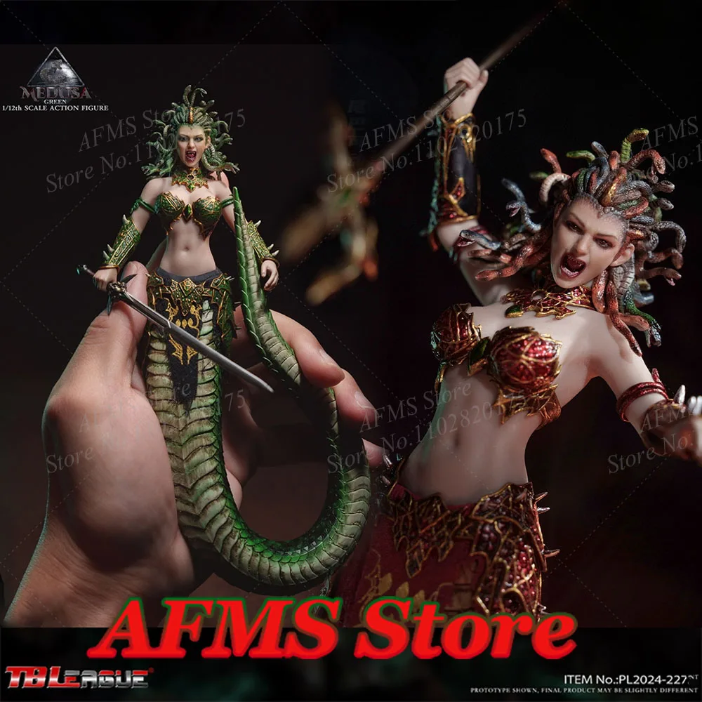 

TBLeague PL2024-227 Коллекционная фигурка в масштабе 1/12 Медуза, греческая мифическая змеиная шерсть ведьмы, 6 дюймов, женская фигурка солдата, модель