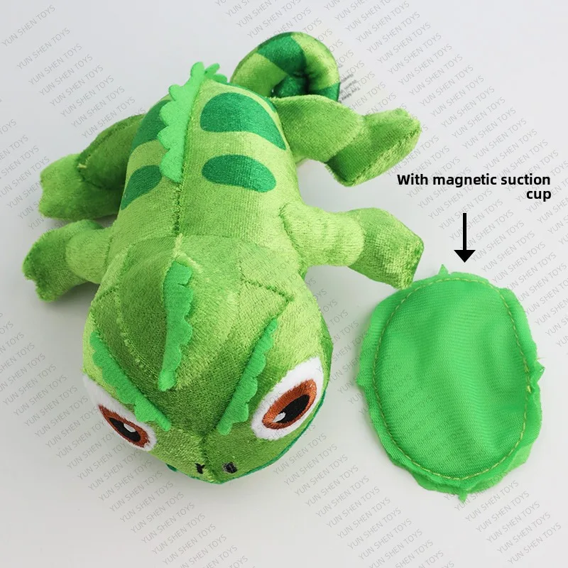 باسكال رابونزيل الحرباء أفخم دمية 15 سنتيمتر لينة فروي محشوة الحيوان الكتف لعبة للأطفال تحصيل البلاستيكية هدية