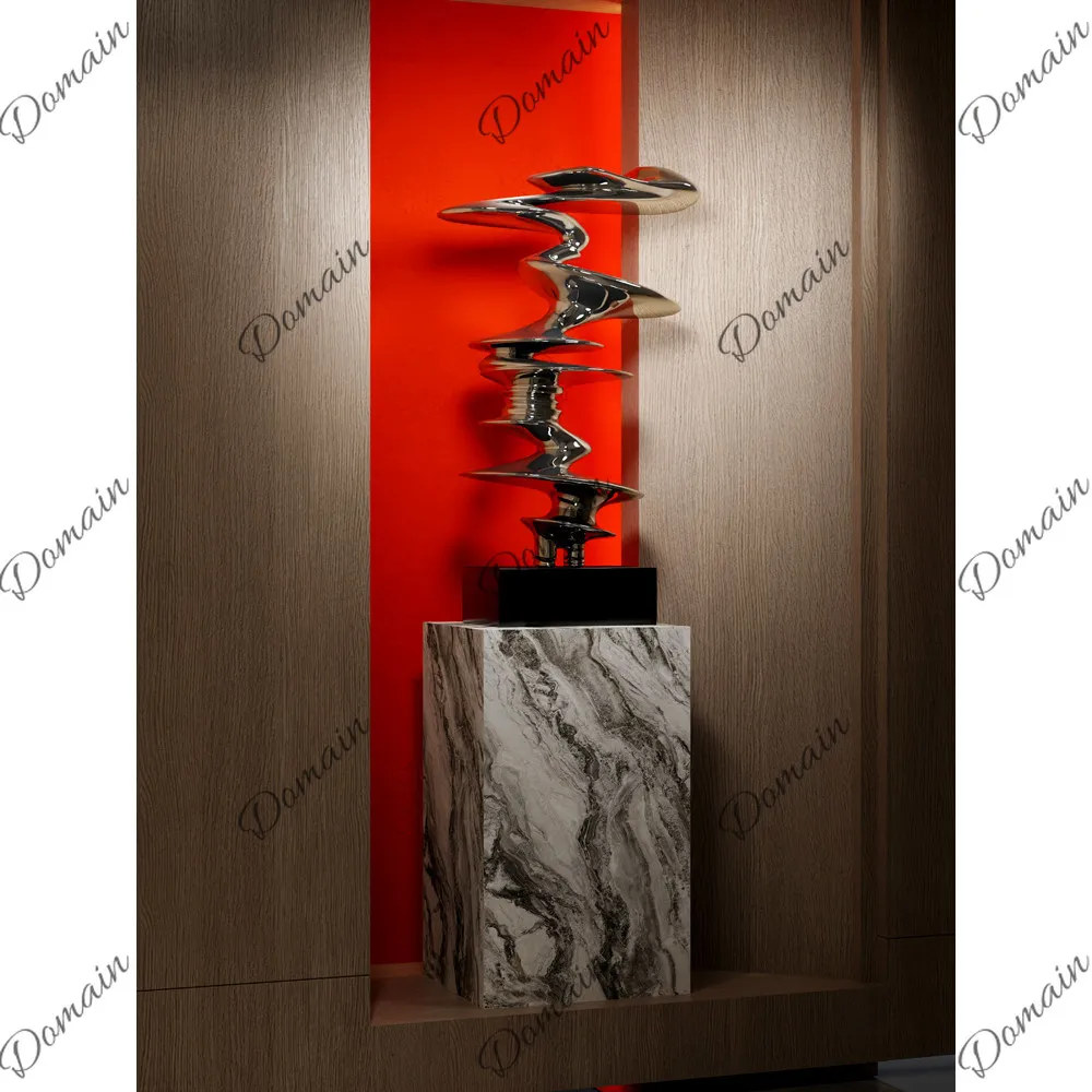 Abstract sculpture ornament FRP villa living room hotel lobby art high-end model room floor decoration