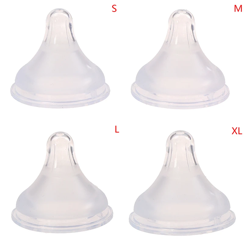 Baby Soft Liquid Silicone Pacifier Nipple Replacement For Wide Mouth Milk Bottle