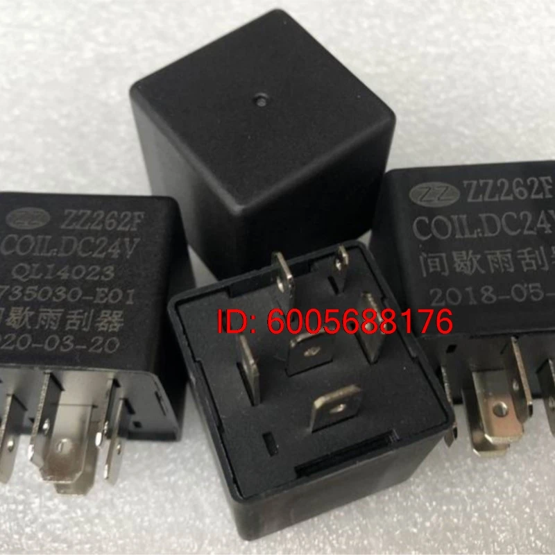 10PCS New ZZ262F DC24V QL14023 3735030-E01 Intermittent wiper 6pins