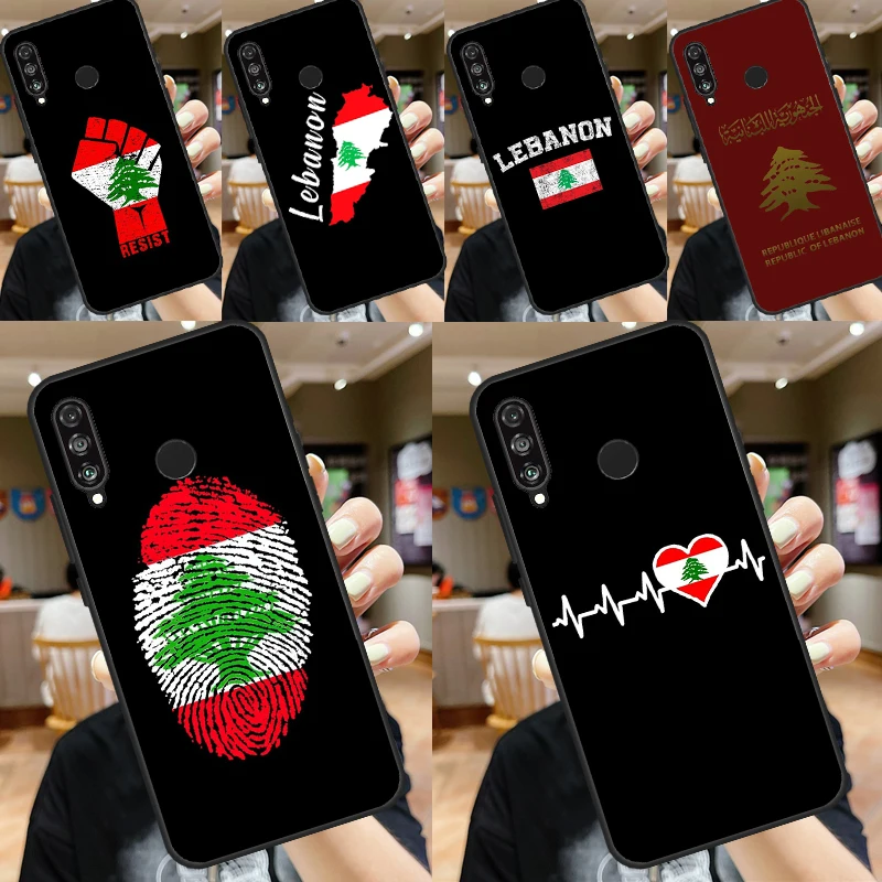 Lebanese Lebanon Flag Case For Huawei P30 P20 P40 Lite Nova 11 Pro 9 10 SE 5T 3i 7i 11i Y60 Y70 Y90 Y61 Y91 Cover