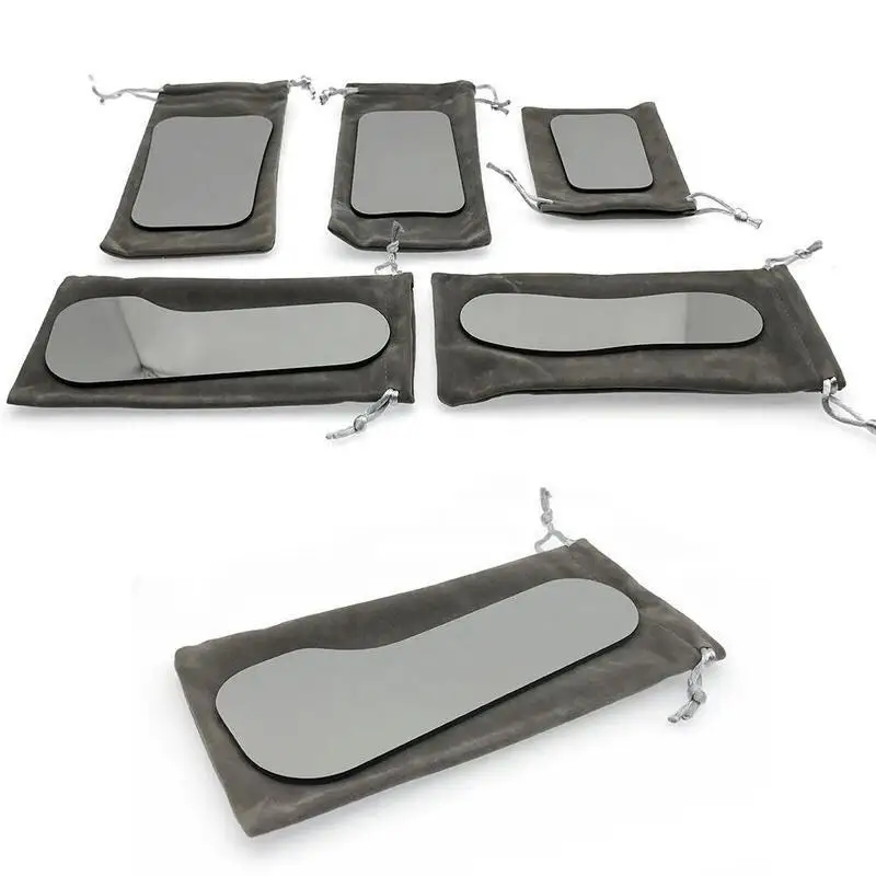 5Pcs Orthodontics Photography Glass Reflector Thickened Double-sided Internal Photography Shooting Reflector